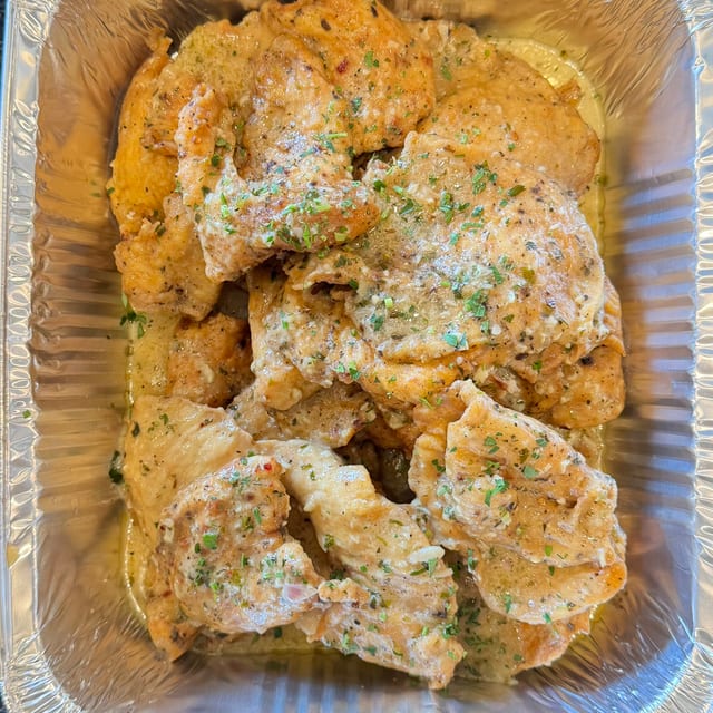 HALF TRAY POLLO FRANCESE.
