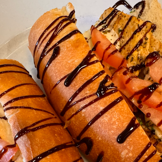 Chicken & Mozzarella Hero.
