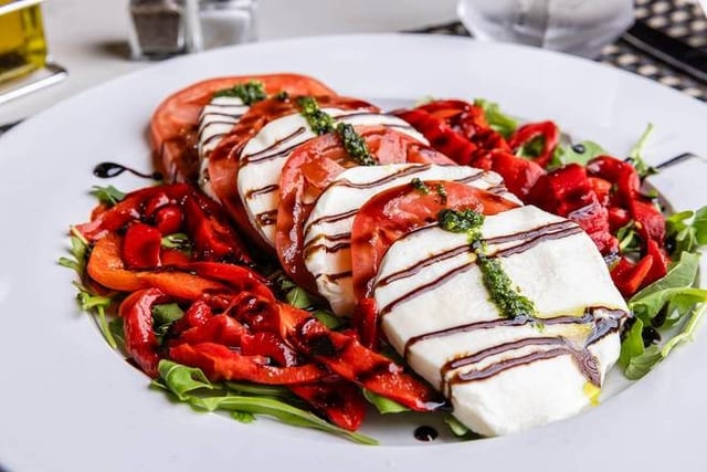 FULL TRAY CAPRESE SALAD.